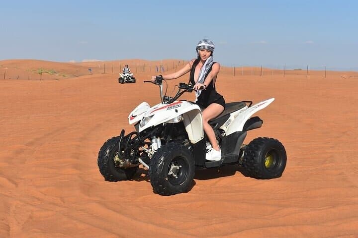 Raptor 700cc Dubai Desert Quad Bike Adventure — Conquer the Big Dunes photo 2