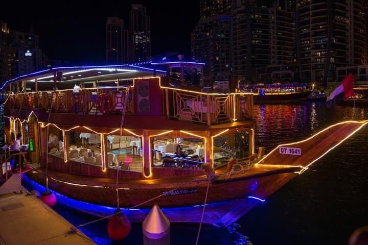 Dubai Marina Dhow Cruise Dinner with Tanura Show and Buffet photo 2