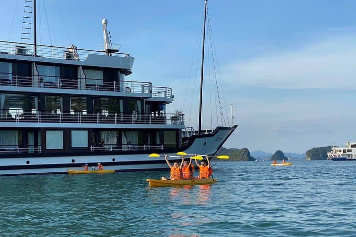Lan Ha Bay 2-Day Luxury Overnight Cruise: Kayak, Caves & Quiet Islets