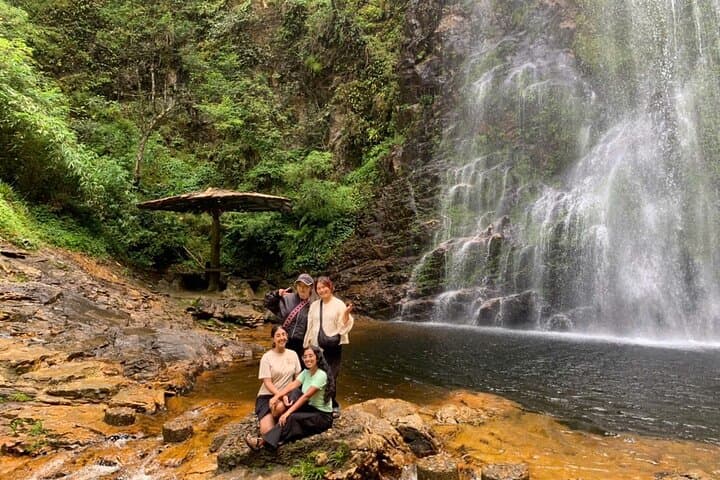 Sapa Full-Day Waterfalls, Pu Sam Cap Cave & Green Tea Farm Tour