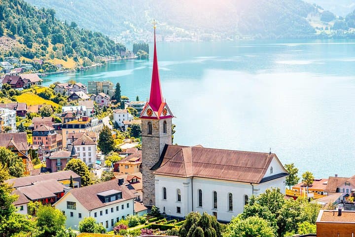 Zurich to Mount Titlis and Lucerne Private Day Tour — Rotating Cable Car, Cliff Walk & Chapel Bridge photo 2