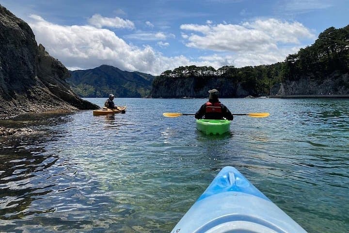 Michinoku Coastal Trail and Sea Kayak Adventure in Jodogahama, Miyako
