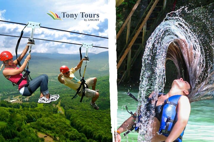Zipline and Seven Falls Adventure from Puerto Plata: Taino Bay & Ambar Cove Excursion photo 2