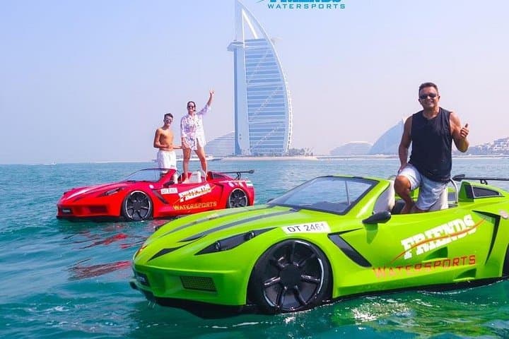 Jet Car Ride in Dubai: High-Speed Thrills with Burj Al Arab Views photo 4