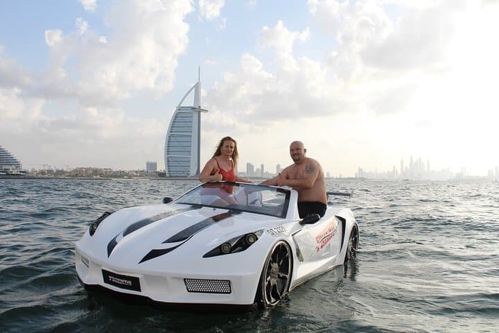 Dubai Jet Car Ride: 30-Min High-Speed Jet-Powered Thrill Near Burj Al Arab