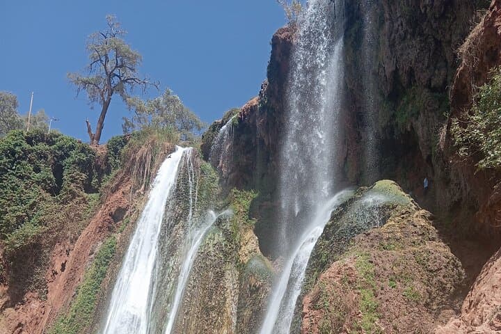 Marrakech to Ouzoud Waterfalls Day Tour — Boat Ride, Olive Groves & Berber Lunch