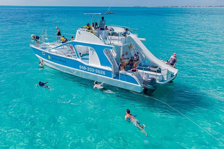 Grace Bay Catamaran Cruise: 4-Hour Snorkel & Beach Stops in Turks and Caicos photo 1