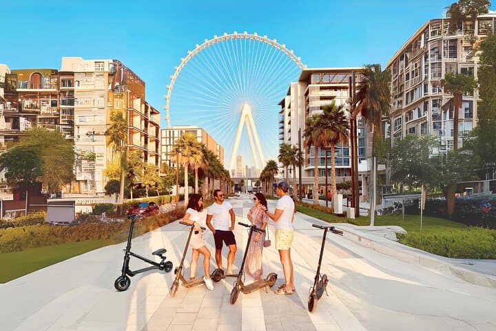 E-Scooter Dubai: Marina, JBR & Bluewaters Guided Ride