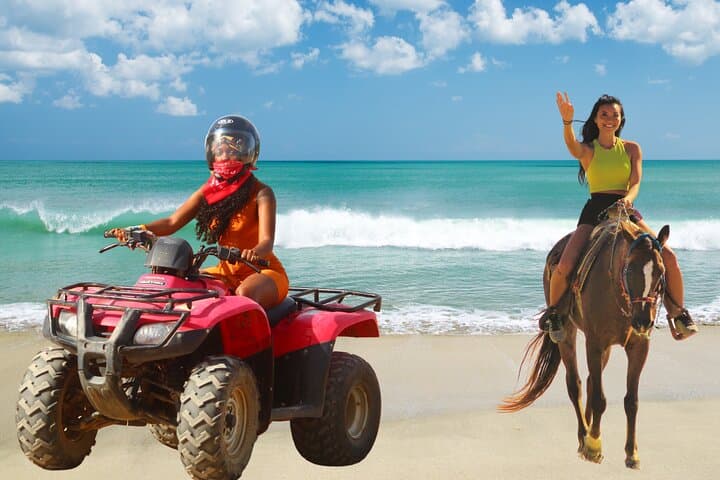 Migriño Beach Horseback and ATV Adventure with Tequila Tasting in Los Cabos