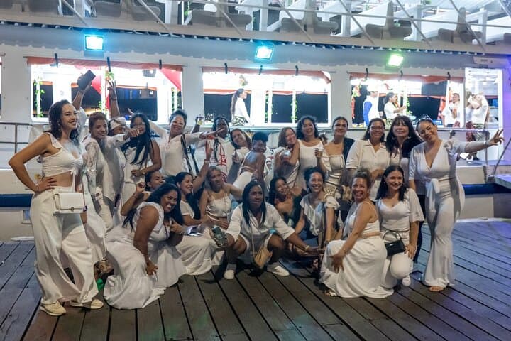 Cartagena White Night Boat Party: Buffet Dinner & Open Bar in the Bay photo 2