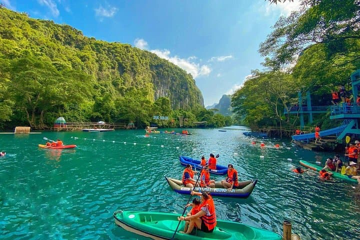 Paradise & Dark Cave Adventure: Phong Nha Day Tour with Zipline, Kayak & Mud Bath photo 3