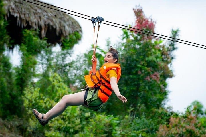 Paradise & Dark Cave Adventure: Phong Nha Day Tour with Zipline, Kayak & Mud Bath photo 2