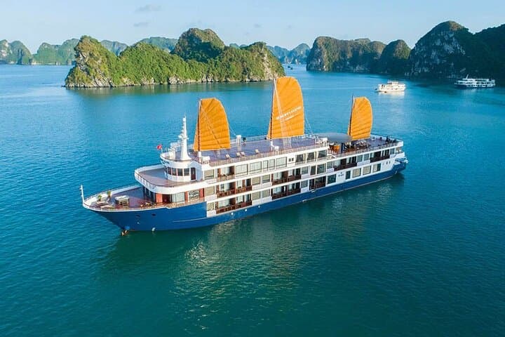 2-Day Ha Long & Lan Ha Bay Doria Cruise from Hanoi — Kayaking, Caves & Onboard Cooking