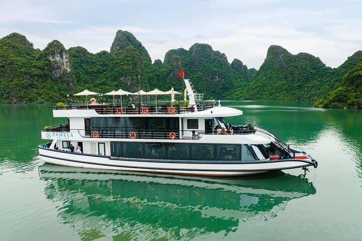 Pamela 5-Star Day Cruise: Sail Ha Long Bay's Limestone Labyrinth