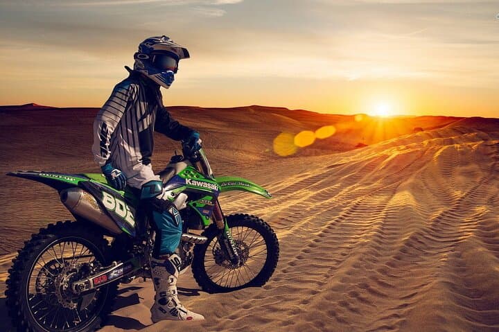 Dubai Red Dune Dirt Bike Safari: Dune Bashing, BBQ & Live Shows photo 1