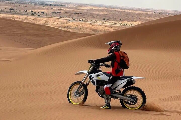 Dubai Red Dune Dirt Bike Safari: Dune Bashing, BBQ & Live Shows photo 2