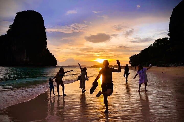 Krabi 4-Islands Sunset & Bioluminescent Plankton Night Swim — Semi‑Private Speed‑Boat Tour