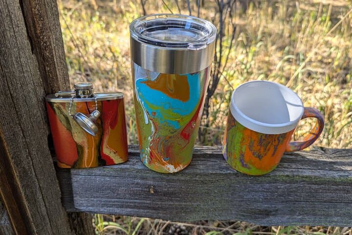 Hydro Dipped Tumblers in Estes Park: DIY Mug & Flask Workshop