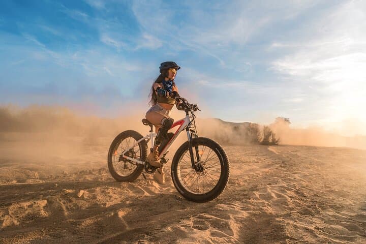 Sunset E‑Bike Beach Ride in Baja: Whales, Margaritas & Beach Bonfire