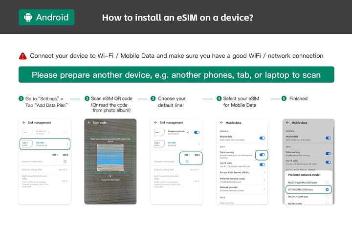 USA 4G/5G eSIM via QR Code — Instant Mobile Data for Travelers photo 4