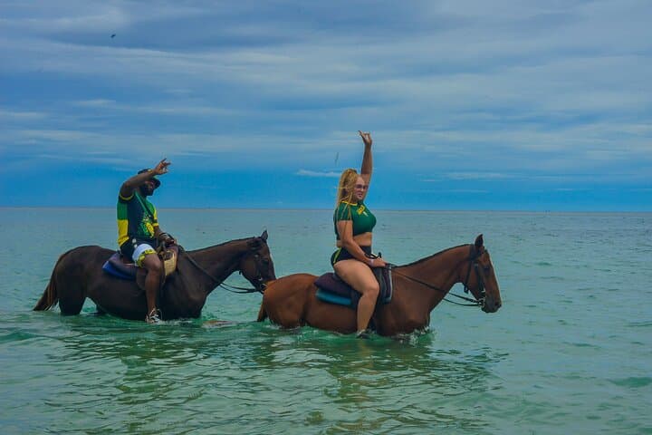 Dunn's River Secret Falls: Horseback Ride and Bamboo Raft Combo from Ocho Rios photo 2