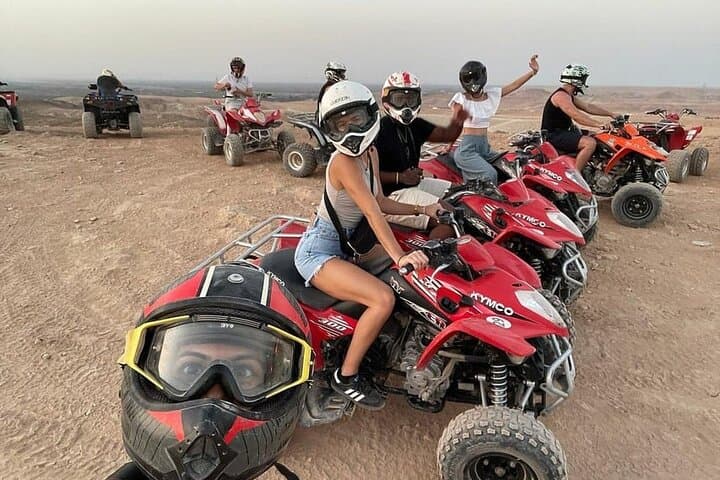 Agafay Desert Quad Biking, Camel Ride & Sunset Dinner Near Marrakech