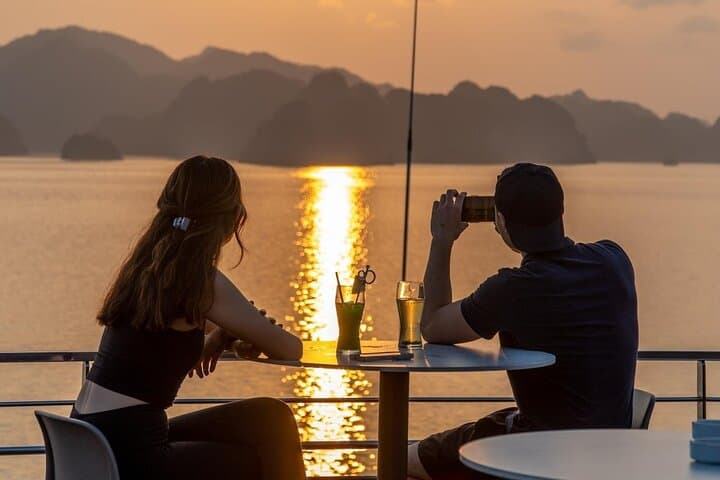 Lan Ha Bay Sunset Cruise with Kayaking, Water Slide & Floating Village Visit photo 2