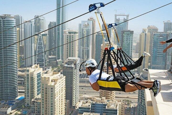 XLine Dubai Marina Zipline: 1km Urban Flight Over Dubai Marina photo 3
