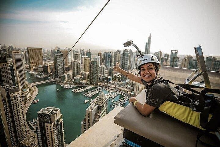 XLine Dubai Marina Zipline: 1km Urban Flight Over Dubai Marina photo 4