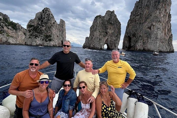 Private Boat from Salerno to Capri — Blue Grotto, Faraglioni & Swim Stops photo 4