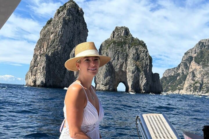 Private Boat from Salerno to Capri — Blue Grotto, Faraglioni & Swim Stops photo 5