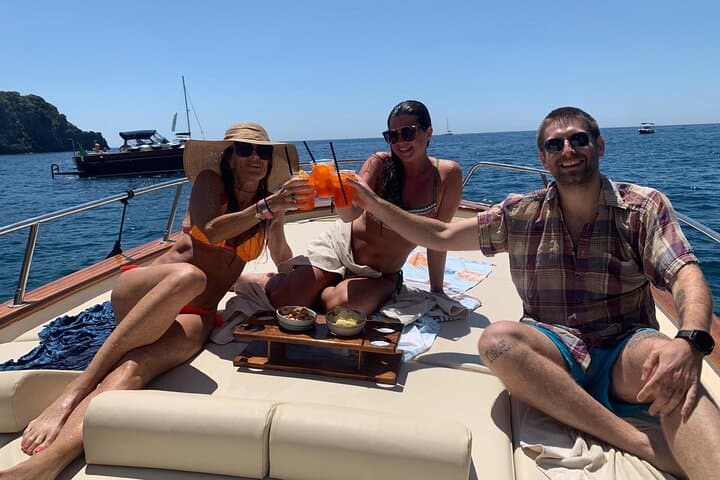 Private Positano Speedboat: Amalfi Coast Day Trip with Grottos and Swim Stops photo 4