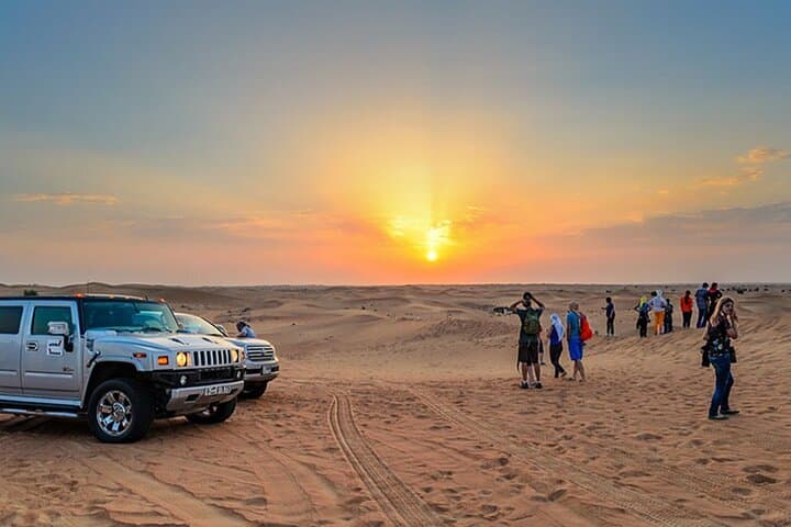 Hummer Desert Safari Dubai: 4x4 Dune Bashing, BBQ Dinner & Camel Ride photo 3