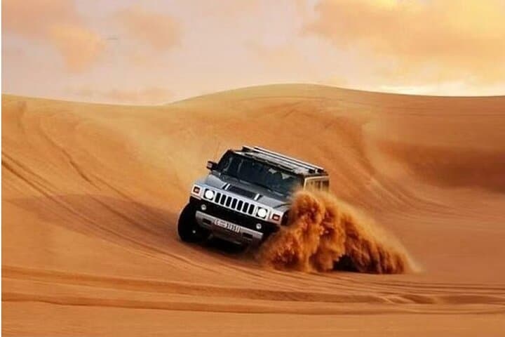 Hummer Desert Safari Dubai: 4x4 Dune Bashing, BBQ Dinner & Camel Ride photo 5