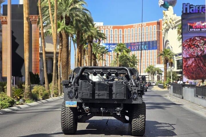 Las Vegas Strip Hummer Night Tour: Military Hummer Sightseeing & Fremont Street Stops photo 2