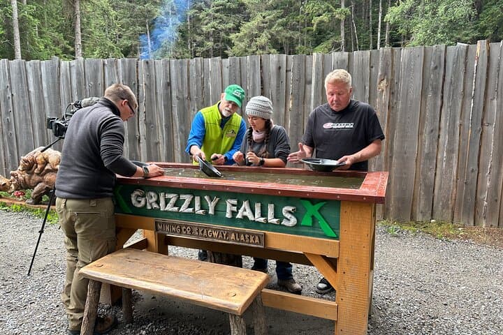 Musher's Camp & Dyea Gold Panning — Skagway Dog Mushing Experience