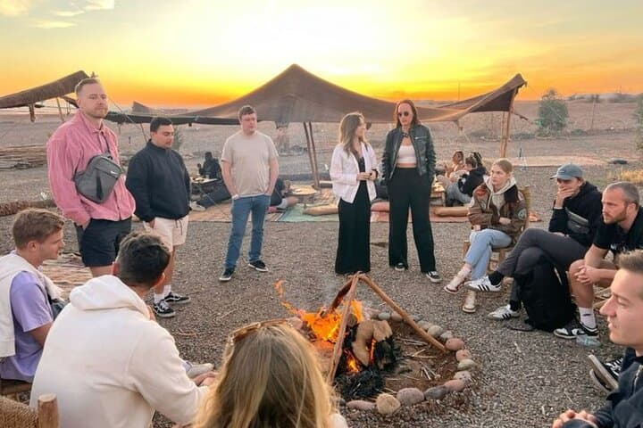 Agafay Desert Sunset Dinner from Marrakech — An Evening Under Desert Stars