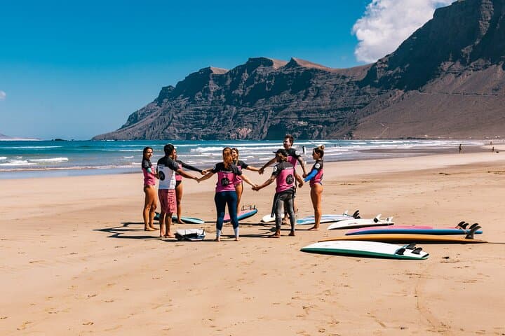 Beginner Surf Lesson at Famara Beach, Lanzarote — Half-Day Surf Experience photo 6