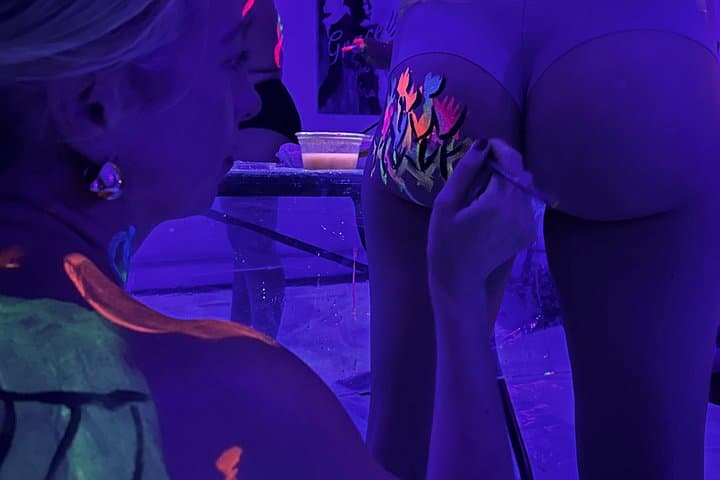 UV Body Painting Experience for Couples in Brooklyn — Glow-in-the-Dark Date Night photo 4
