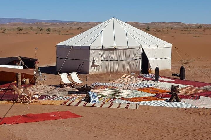 2-Day Marrakech to Zagora Desert Trip: Ait Ben Haddou, Draa Valley & Camel Camp