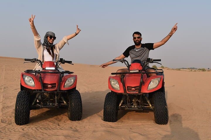 Dubai Private Evening Desert Safari: 4x4 Dune Bashing, Camel Ride & BBQ photo 5