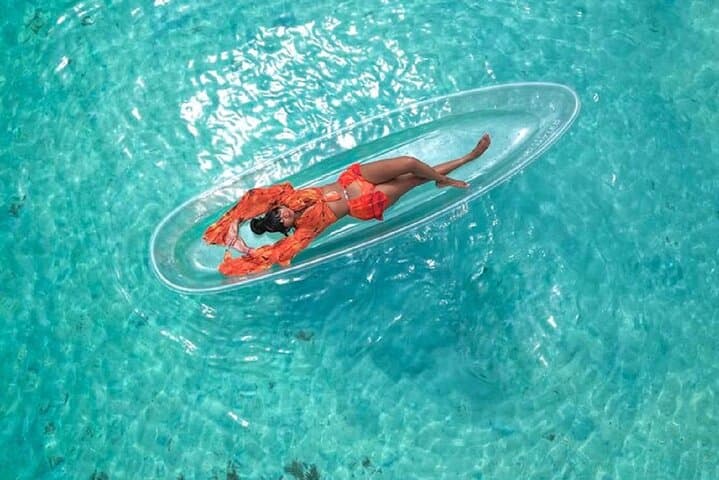 Clear Kayak Photography Session in Montego Bay — Transparent Kayak & Drone Photos photo 2