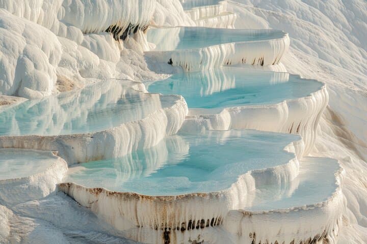 Pamukkale & Hierapolis Day Tour — Travertine Terraces, Ancient Ruins and Thermal Pools photo 3