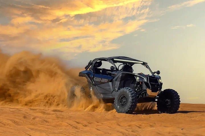 Can-Am Buggy Lahbab Red Dunes: 1-Hour Self-Drive Adventure with Camel Ride & Sandboarding photo 2