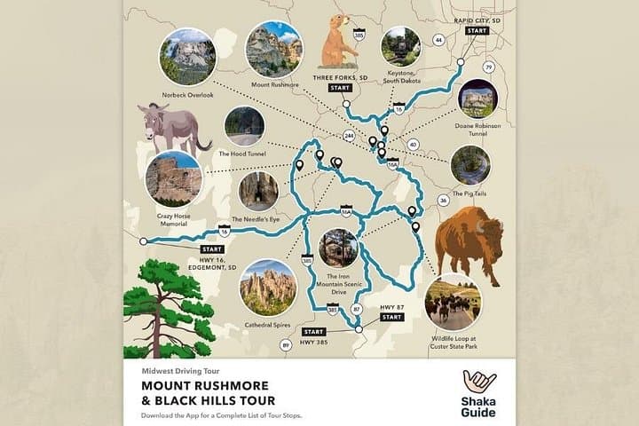 Self-Guided Mount Rushmore, Badlands & Theodore Roosevelt Audio Tour — Black Hills Road Trip photo 3