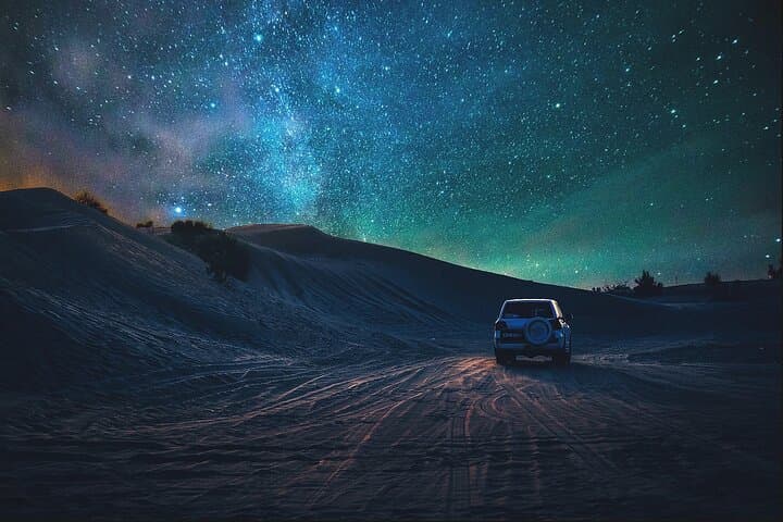 Doha Night Desert Safari: Stargazing, Dune Drive & Camel Ride