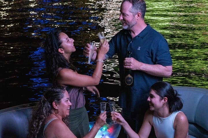 Champagne City Lights: Miami Night Boat Tour on Biscayne Bay photo 5