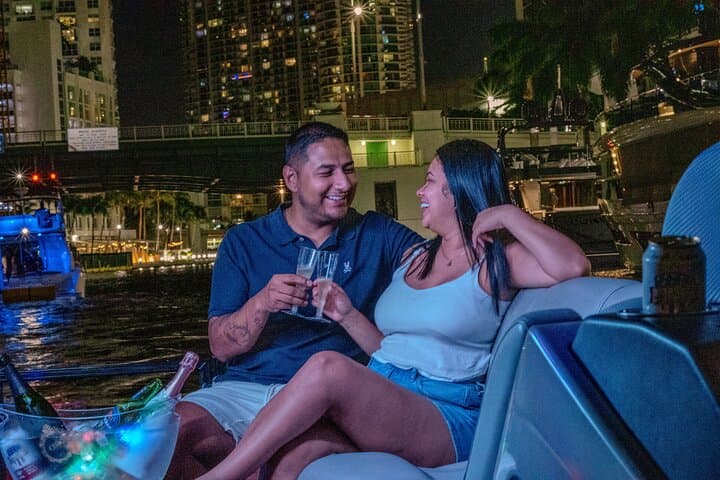 Champagne City Lights: Miami Night Boat Tour on Biscayne Bay photo 6