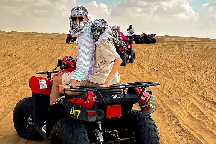 Hurghada Desert Quad Bike Adventure to Bedouin Village with Camel Ride
