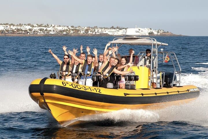 Dolphin Watching and Swim at Papagayo Beach — Speedboat Tour from Puerto del Carmen photo 3